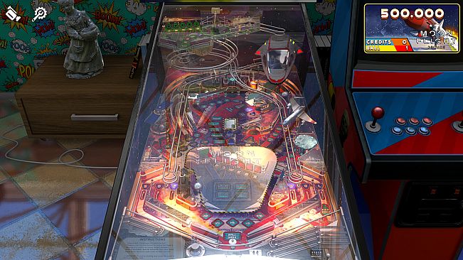Zaccaria Pinball - Moon Flight Deluxe Pinball Table