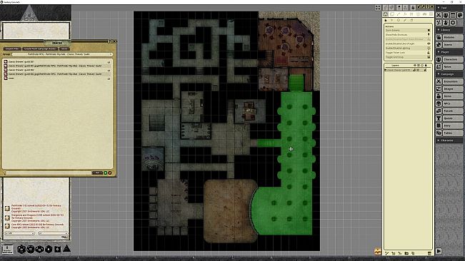 Fantasy Grounds - Pathfinder RPG - Pathfinder Flip-Mat - Classic Thieves' Guild