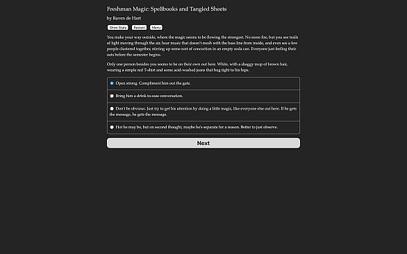 Freshman Magic: Spellbooks and Tangled Sheets