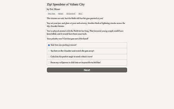 Zip! Speedster of Valiant City