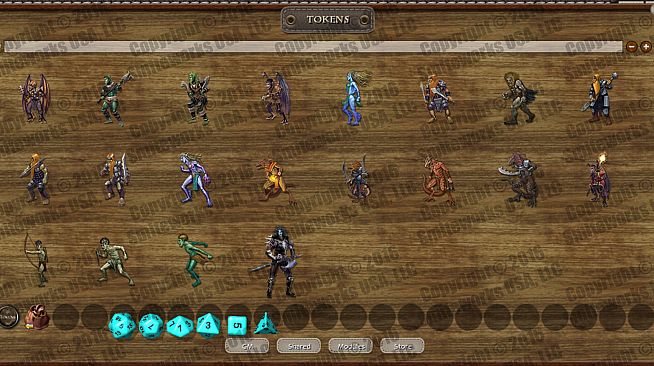Fantasy Grounds - New Gods of Mankind - Anointed: Token Pack - Elder Races of Naalrinnon