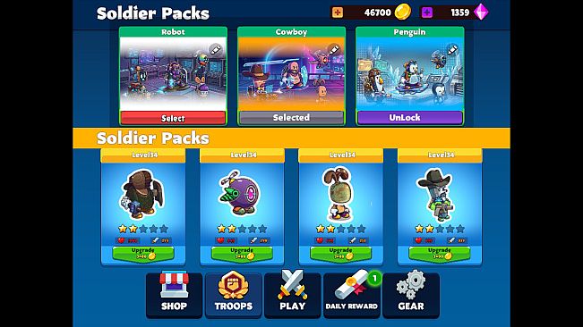 Gear Clash: Hero Unite - Cowboy Package