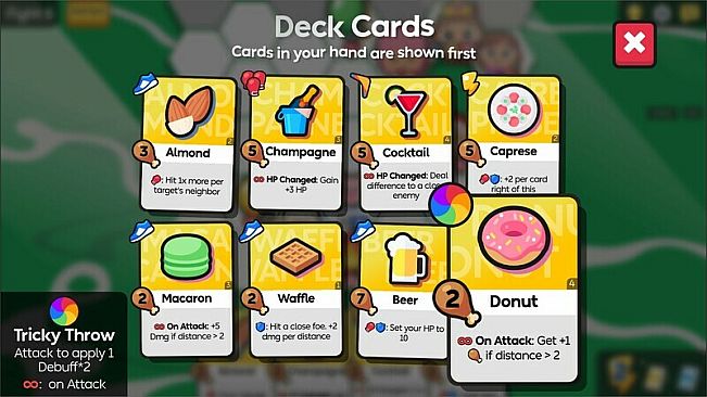 Food Fight Fiesta: Multi-Use Cards