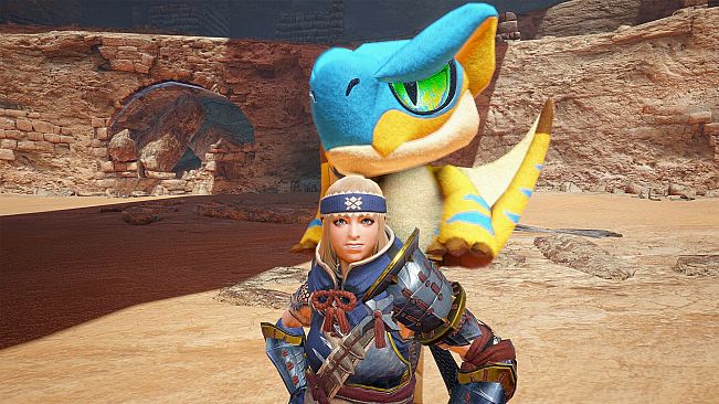 Monster Hunter Rise - "Stuffed Tigrex" Hunter layered weapon (Hunting Horn)