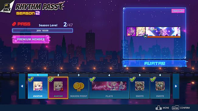 PUMP IT UP RISE - RHYTHM PASS PREMIUM : SEASON 2