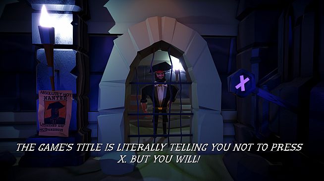 Don't press X to free the pirate!