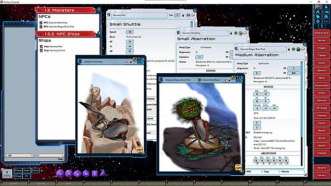 Fantasy Grounds - Star System Set: Querritix (FULL SET)