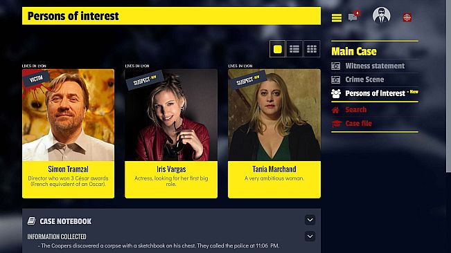 French Crime Detective Game