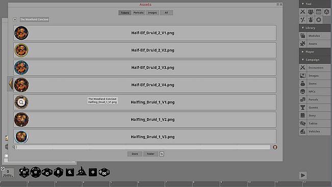 Fantasy Grounds - Portal Packs - Token Essentials: The Woodland Conclave