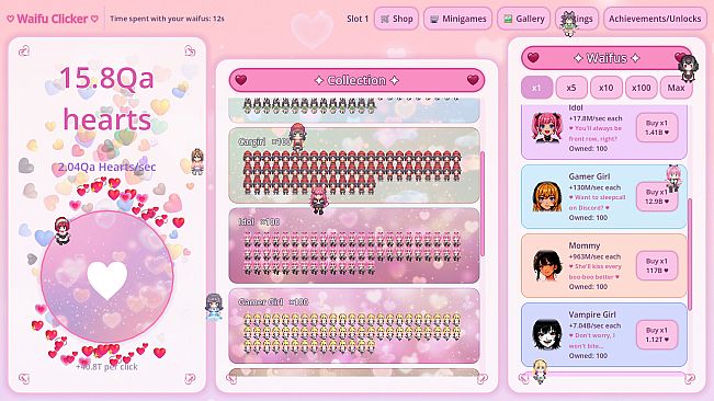Waifu Clicker
