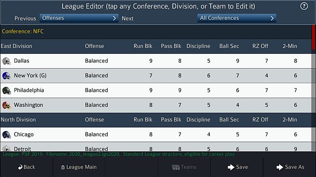 Pro Strategy Football 2020