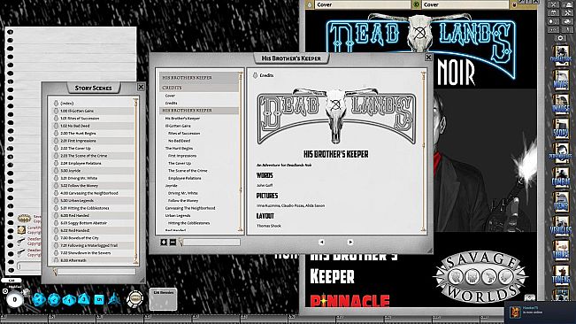 Fantasy Grounds - Deadlands Noir: His Brother's Keeper (Savage Worlds)