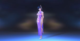 Angel Legion-DLC High-Slit Cheongsam (Purple)