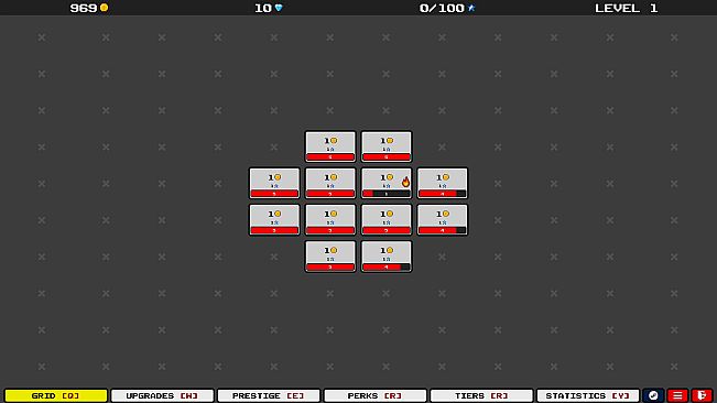 Hover Idle: Grid Master