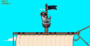 Rooftop Rascal: The Pirate Cat