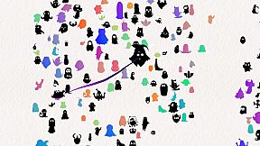 Doodle Harmony Ghosts