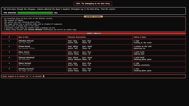 Micro Mystery Investigator: Noir Edition