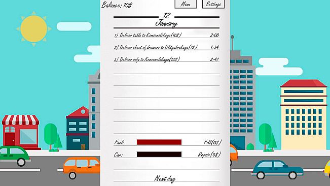 Delivery man simulator