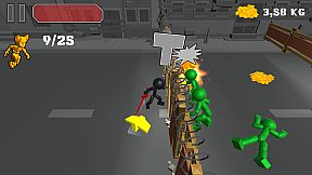 Stickman Killing Zombie