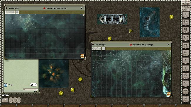 Fantasy Grounds - Black Scroll Games - Hut of Half-Blood Hag (Map Pack)