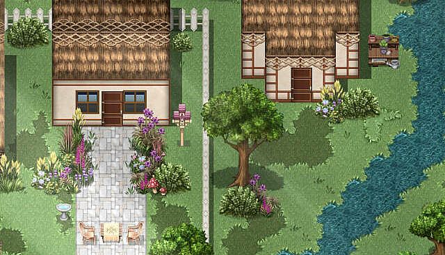 RPG Maker MZ - KR Country Cottage Tileset