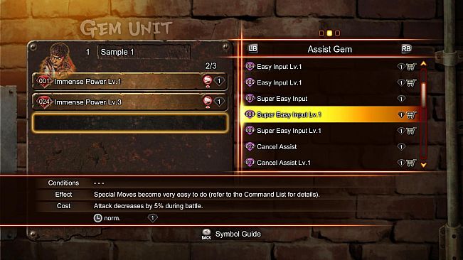 Street Fighter X Tekken: Street Fighter/Tekken Shared Assist Gem Pack 1