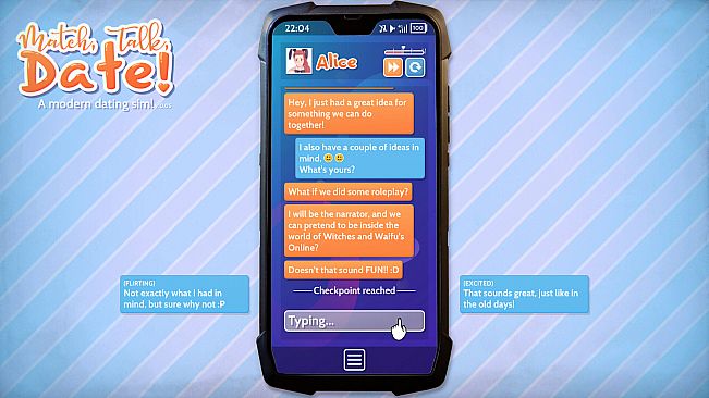 Match, Talk, Date! - A modern dating sim!