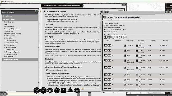 Fantasy Grounds - Rat King's Abode for Shadowdark RPG