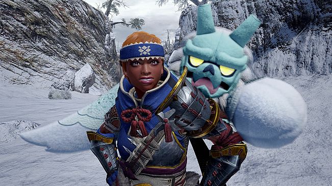 Monster Hunter Rise - "Stuffed Goss Harag" Hunter layered weapon (Dual Blades)