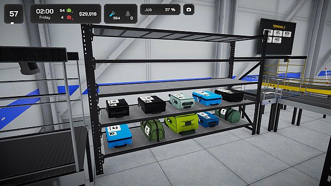Airport Baggage Simulator - Night Shift