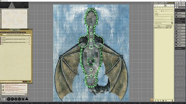 Fantasy Grounds - Pathfinder RPG - Pathfinder Flip-Mat - Airship