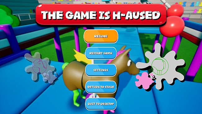 Pantomime Horse Obstacle Course