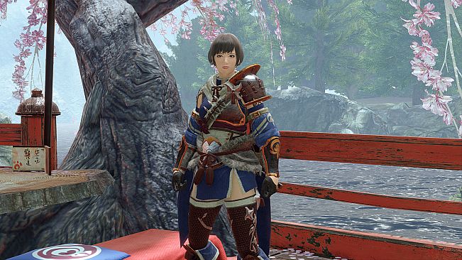 Monster Hunter Rise - "Kamura Cloak Braces" Hunter layered armor piece