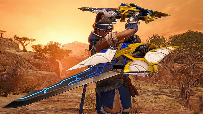 Monster Hunter Rise - "Lost Code: Rah" Hunter layered weapon (Dual Blades)