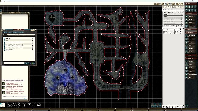 Fantasy Grounds - Pathfinder 2 RPG - Flip-Mat: Deadly Mines Multi-Pack