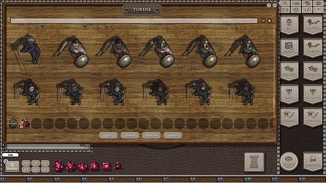 Fantasy Grounds - Jans Token Pack 23 - Thugs and Thieves