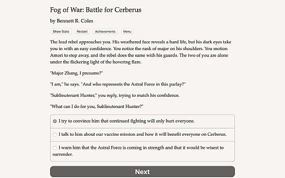 Fog of War: The Battle for Cerberus