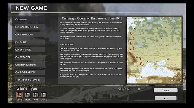 Columbia Games' EastFront