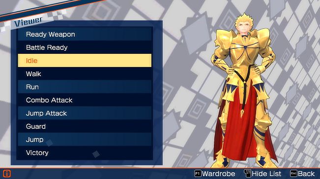 Fate/EXTELLA - Stay night Model (Gilgamesh)