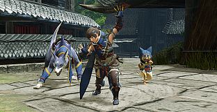 MONSTER HUNTER RISE - "Using the Wall" Pose Set