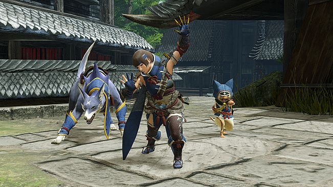MONSTER HUNTER RISE - "Using the Wall" Pose Set