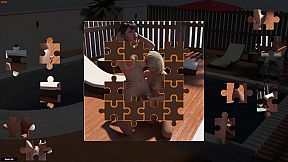 Jigsaw Puzzle - Futanari Pool Party