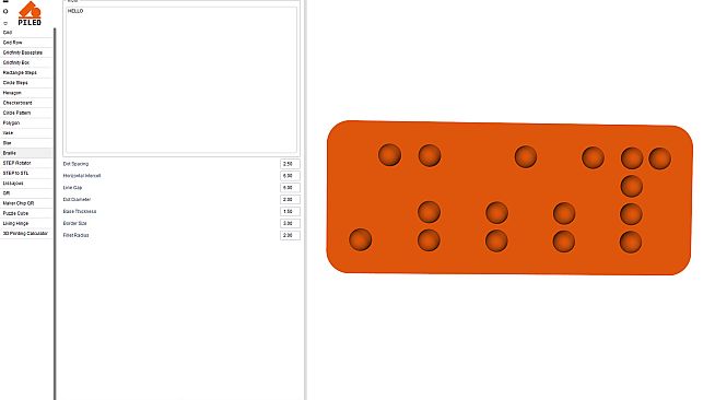 PILED 3D CAD MULTI TOOL