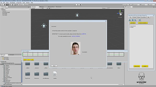 NaturalFront 3D Face Animation Unity Plugin Pro