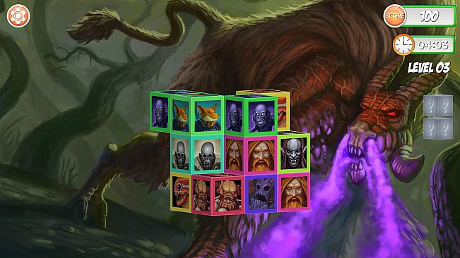 Mahjong Dimensions 3D - Monster Avatar Three