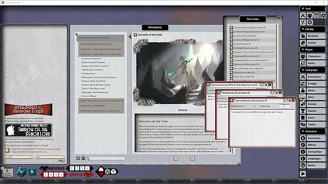 Fantasy Grounds - Shadow of the Demon Lord Hunger in the Void
