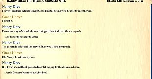 Nancy Drew: The Missing Crowley Will