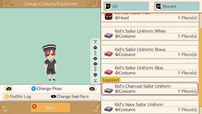 Summer Sailor Set - WorldNeverland - Daily Life in the Elnea Kingdom - Another Life Adventure