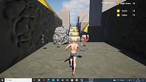 Man Without Clothes Runner