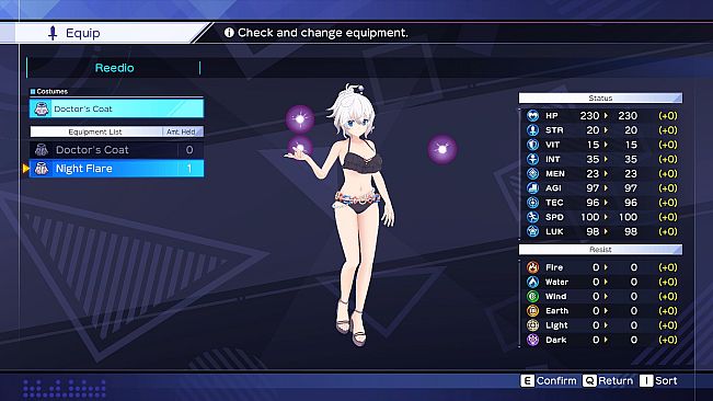 Neptunia Game Maker R:Evolution - Swimsuit Costume Set